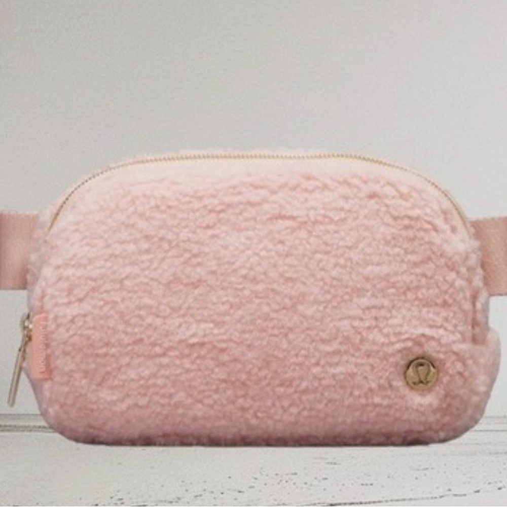 lululemon athletica Pink Sherpa Crossbody Bag